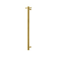 Load image into Gallery viewer, Stainless Steel Electric Heated Towel Rack Single Bar Vertical - Brushed Brass Gold