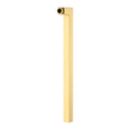 Load image into Gallery viewer, Stainless Steel 400mm Square Wall Shower Arm – Brushed Brass Gold
