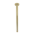 Load image into Gallery viewer, Stainless Steel 400mm Round Ceiling Shower Arm – Brushed Brass Gold