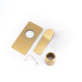 Load image into Gallery viewer, Solid Brass Wall Mixer Tap Trim Kit (Match CLPM) - Brushed Brass| RUSHY