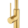 Load image into Gallery viewer, Solid Brass Standard Kitchen Mixer II - Brushed Brass Gold