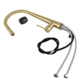 Load image into Gallery viewer, Solid Brass Pull Out Kitchen Mixer - Brushed Brass Gold