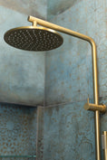 Load image into Gallery viewer, Solid Brass 10" Shower Station-Brushed Brass Gold
