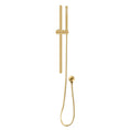 Load image into Gallery viewer, Stainless Steel & Solid Brass Shower Rail with Handheld Shower - Brushed Brass Gold