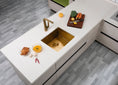 Load image into Gallery viewer, Stainless Steel Single Bowl Kitchen Sink 500 × 440mm - Brushed Brass