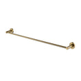 Load image into Gallery viewer, Stainless Steel 800mm Single Towel Rail - Brushed Brass Gold - LUCID PIN