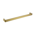 Load image into Gallery viewer, Stainless Steel 600mm Single Towel Rail - Brushed Brass Gold - IVANO