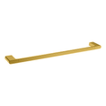 Load image into Gallery viewer, Zinc-Alloy and Brass 800mm Single Towel Rail - Brushed Brass Gold - VOG