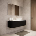 Load image into Gallery viewer, Bergen 1500mm Wall Hung Fluted Vanity Cabinet - Matte Black
