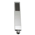 Load image into Gallery viewer, Brass Single Function Handheld Shower Head Square - Chrome Silver