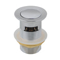 Load image into Gallery viewer, Solid Brass Basin Pop Up Waste with Overflow 32/40mm - Chrome Silver