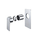 Load image into Gallery viewer, Solid Brass Wall Mixer Tap Trim Kit (Match CLPM) - Chrome Silver | VOG