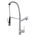 Load image into Gallery viewer, Solid Brass Pull Out Kitchen Mixer - Chrome Silver
