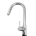 Load image into Gallery viewer, Solid Brass Pull Out Kitchen Mixer - Chrome Silver