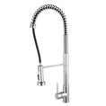 Load image into Gallery viewer, Solid Brass Pull Out Kitchen Mixer - Chrome Silver