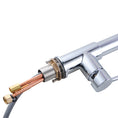 Load image into Gallery viewer, Solid Brass Pull Out Kitchen Mixer - Chrome Silver