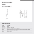 Load image into Gallery viewer, Handheld Shower Rail - Stainless Steel & Solid Brass - Chrome Silver