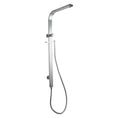 Load image into Gallery viewer, Stainless Steel & Solid Brass Fixed Shower Rail Flat - Chrome Silver