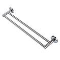 Load image into Gallery viewer, Stainless Steel 790mm Double Towel Rail - Chrome Silver - LUCID PIN