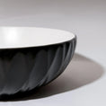 Load image into Gallery viewer, CLAYA Polar-Ruby-40 Textured Ceramic Above Counter Basin – Matte Black