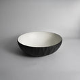 Load image into Gallery viewer, CLAYA Polar-Ruby-40 Textured Ceramic Above Counter Basin – Matte Black
