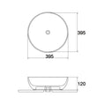 Load image into Gallery viewer, CLAYA Rubby-40 Ceramic Above Counter Basin – Matte White