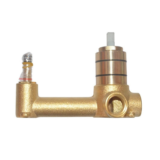 Solid Brass Wall Mixer with Spout – In-Wall Part