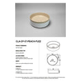Load image into Gallery viewer, CLAYA Colour Plus-37 Ceramic Above Counter Basin – Peach Fuzz