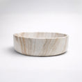 Load image into Gallery viewer, CLAYA Terra-40 Ceramic Above Counter Basin – Gloss Stone Marble
