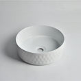 Load image into Gallery viewer, CLAYA Diamond-36 Round Ceramic Above Counter Basin - Gloss White