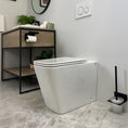 Load image into Gallery viewer, Mercio ENOX99 Rimless Wall Faced Floor Pan – Gloss White