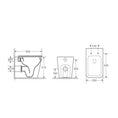 Load image into Gallery viewer, Mercio ENOX99 Rimless Wall Faced Floor Pan – Gloss White