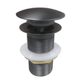 Load image into Gallery viewer, Solid Brass Mushroom Basin Pop Up Waste without Overflow 32/40mm - Gunmetal Grey