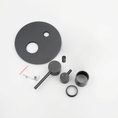 Load image into Gallery viewer, Solid Brass Wall Mixer Tap with Diverter Trim Kit (Match CLPD) - Gunmetal | LUCID PIN