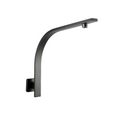 Load image into Gallery viewer, Stainless Steel Square Gooseneck Wall Shower Arm – Gunmetal Grey
