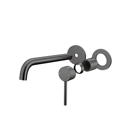 Solid Brass Basin/Bath Mixer Trim Kit ONLY - Gunmetal Grey - LUCID PIN