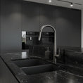 Load image into Gallery viewer, Solid Brass Pull Out Kitchen Mixer - Gunmetal Dark Grey