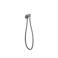 Load image into Gallery viewer, Fixed Handheld Shower Rail Square- Stainless Steel & Solid Brass - Gunmetal Grey