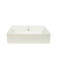 Load image into Gallery viewer, CLAYA Forma 60 Wall Hung Ceramic Basin with Overflow – Gloss White