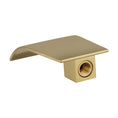Load image into Gallery viewer, Solid Brass Basin/Bath Waterfall Spout - Light Brushed Brass Gold
