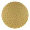 Load image into Gallery viewer, Solid Brass 250mm Shower Head Round - Light Brushed Brass Gold