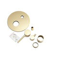 Load image into Gallery viewer, Solid Brass Wall Mixer Tap with Diverter Trim Kit (Match CLPD) - Light Brushed Brass | LUCID PIN