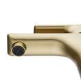 Load image into Gallery viewer, Solid Brass Short Basin Mixer - Light Brushed Brass Gold - LUCID PIN