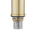 Load image into Gallery viewer, Solid Brass Short Basin Mixer - Light Brushed Brass Gold - LUCID PIN