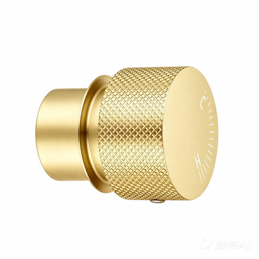Progressive Mixer Handle - Light Brushed Brass Gold