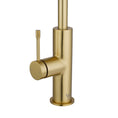 Load image into Gallery viewer, Solid Brass Pull Out Kitchen Mixer - Light Brushed Brass