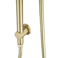 Load image into Gallery viewer, Solid Brass 10" Shower Station - Light Brushed Brass Gold