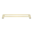 Load image into Gallery viewer, VOG Zinc-Alloy and Brass 800mm Double Towel Rail - Light Brushed Brass Gold