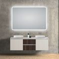 Load image into Gallery viewer, Backlit LED Bathroom Mirror with Frosted Edge - 600mm | 900mm | 1200mm | 1500mm