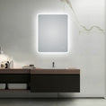 Load image into Gallery viewer, Backlit LED Bathroom Mirror with Frosted Edge - 600mm | 900mm | 1200mm | 1500mm